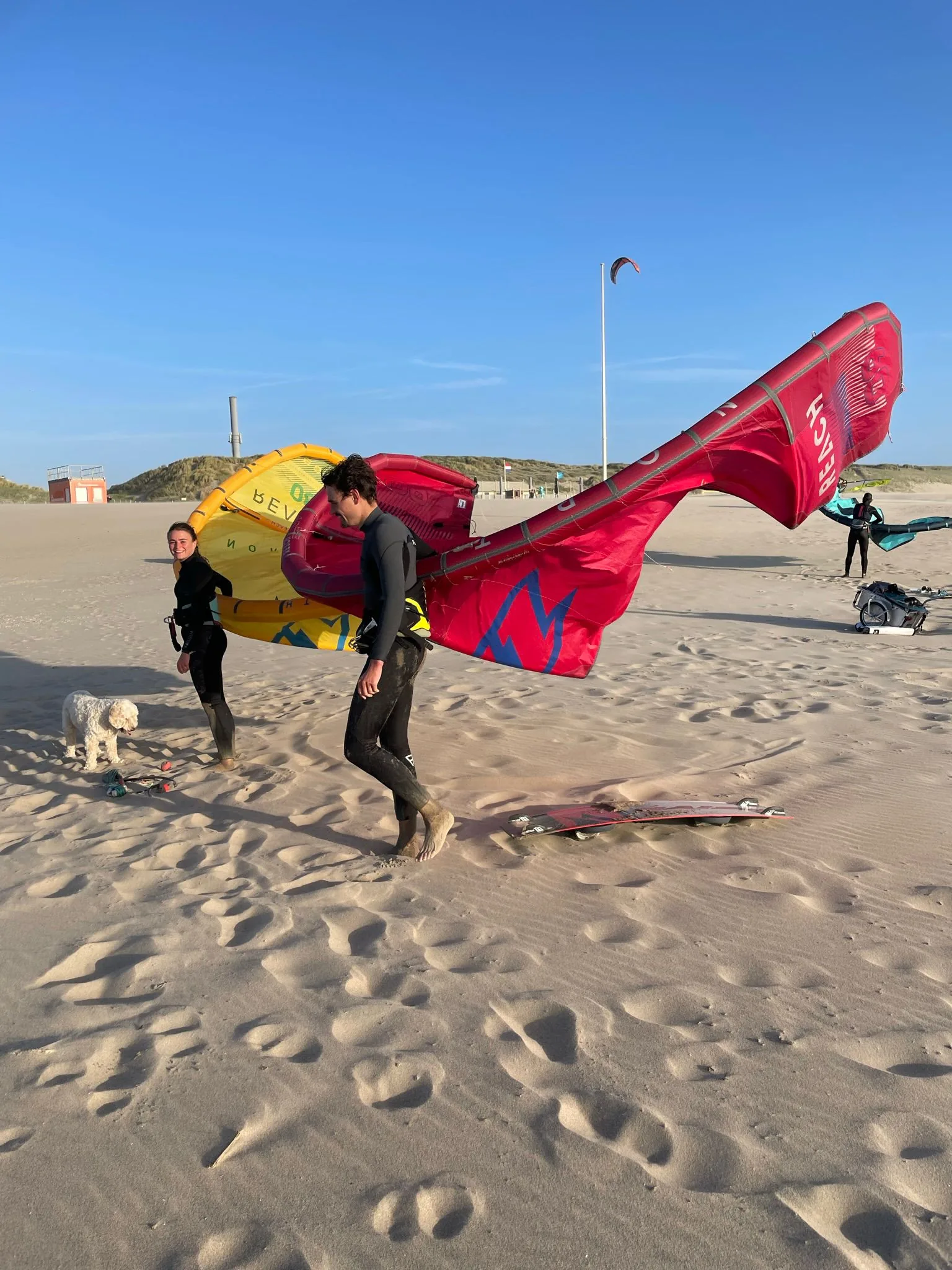 SANDIT community watersports session photo in Scheveningen