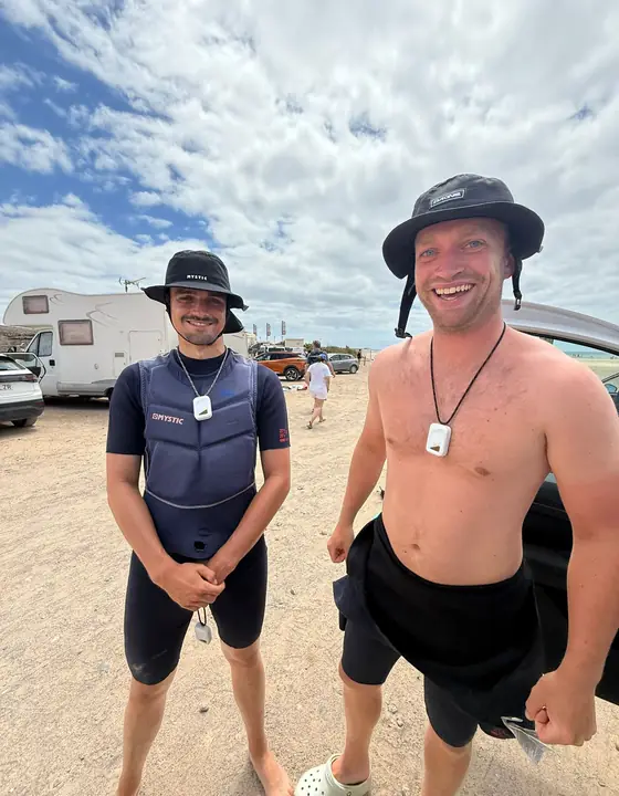 SANDIT-community tijdens een watersportsessie in Kaapstad